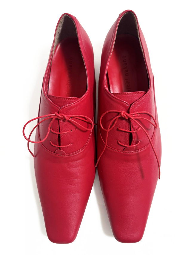 靴、レースアップ、シューズ、スムースレザー、紐靴