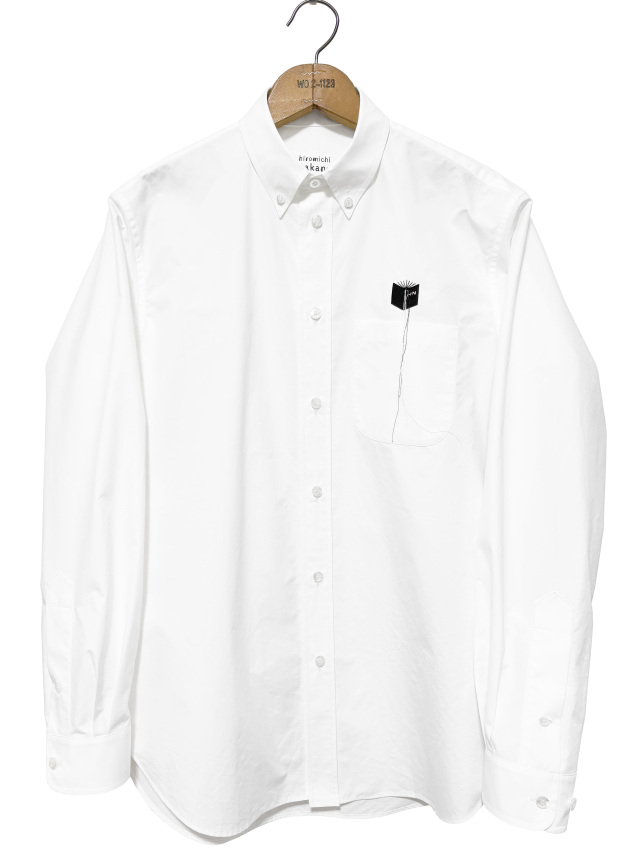 シャツ、メンズ、タイプライター、ボタンダウン、刺繍