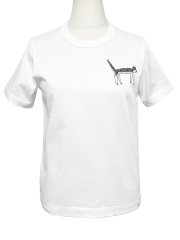 Tシャツ、プリント、ネコ、ユニセックス、綿