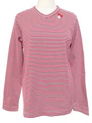 Tシャツ、ボーダー、長袖、ユニセックス、綿