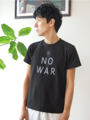17/-天竺　NO WAR Tシャツ