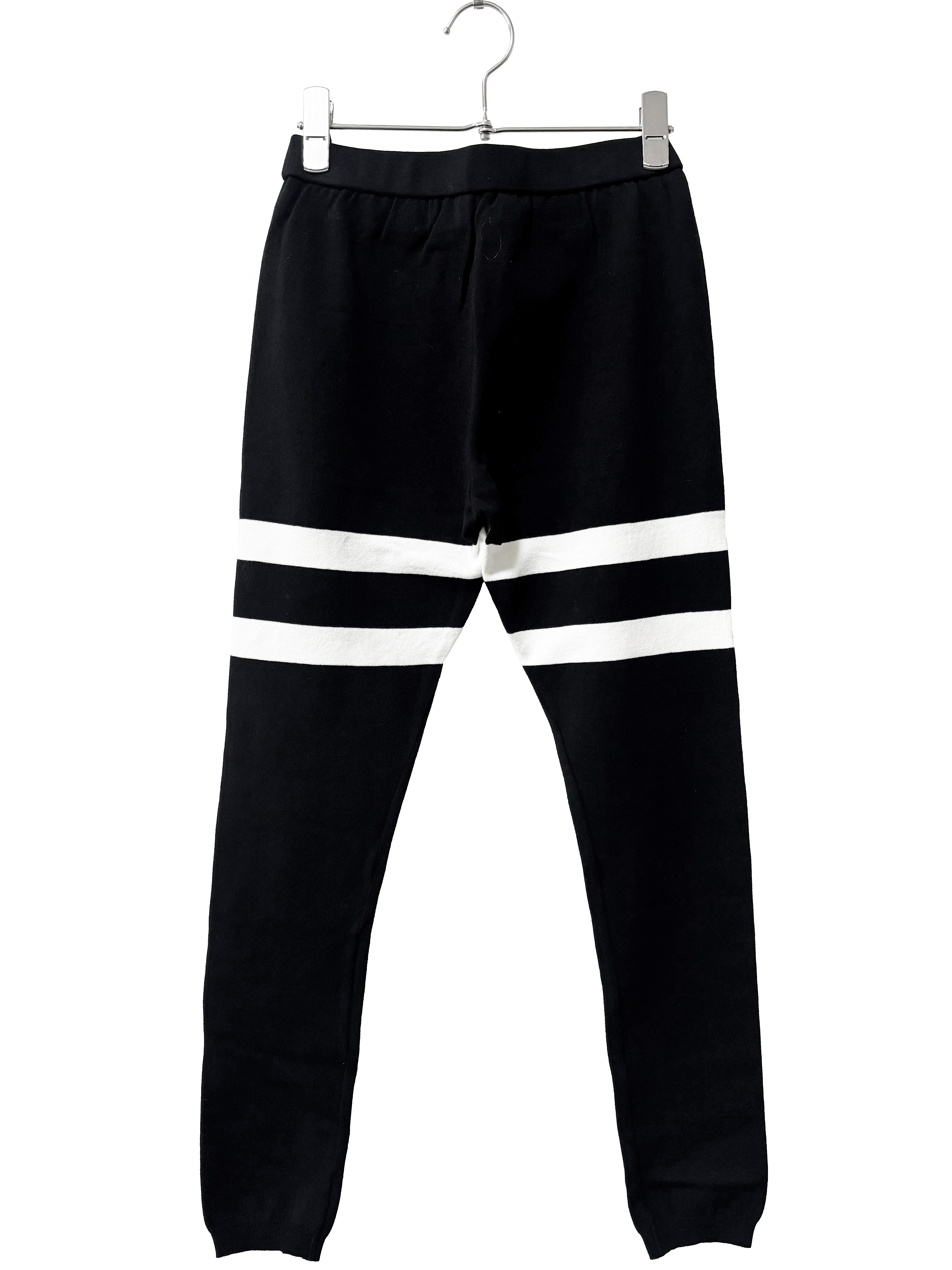 ニット、パンツ、ボーダー、ジャカード、レギンス