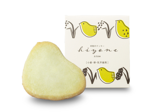 米粉のクッキー ひよね（えだまめ） 3枚入 ～公式ひよ子オンラインショップ