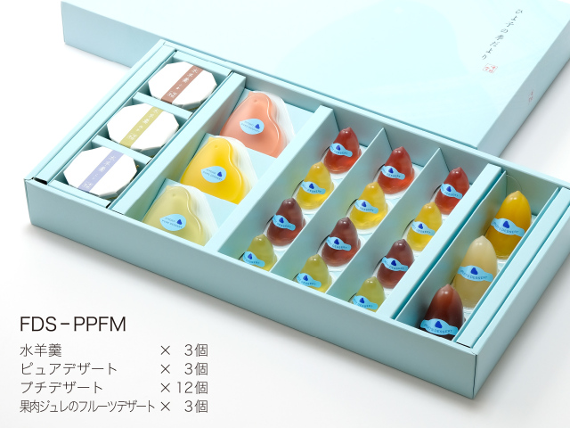 4種類のひよ子の冷菓詰合せ「FDS30-PPFM」～公式ひよ子
