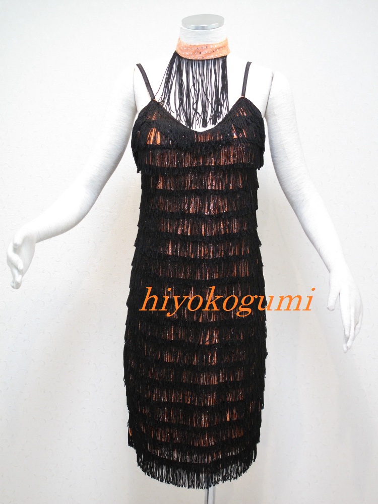 L801 新品未使用　黒オレンジフリル