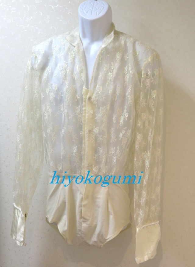 L962 メンズ衣装　白レース