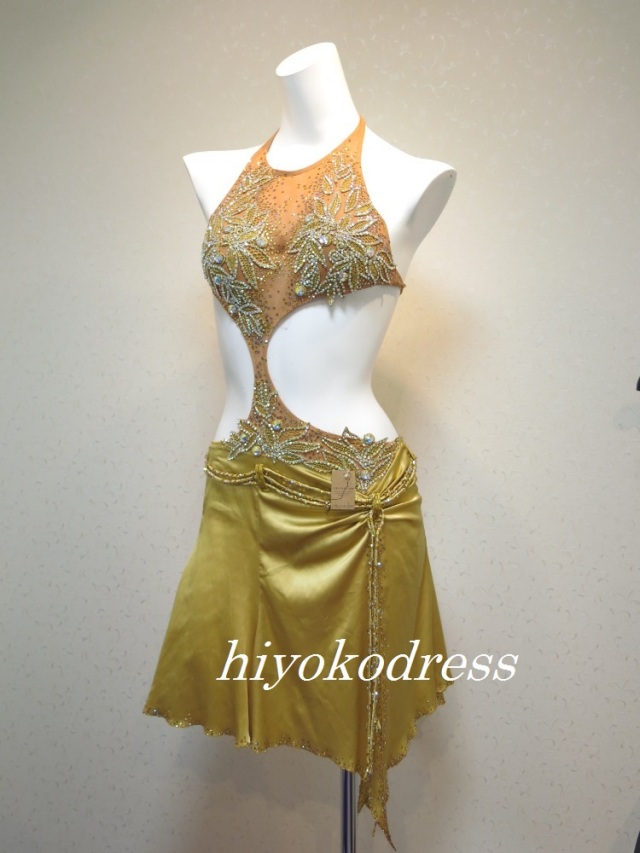 L989	ＤＳＩ製　ゴールドラテンドレス