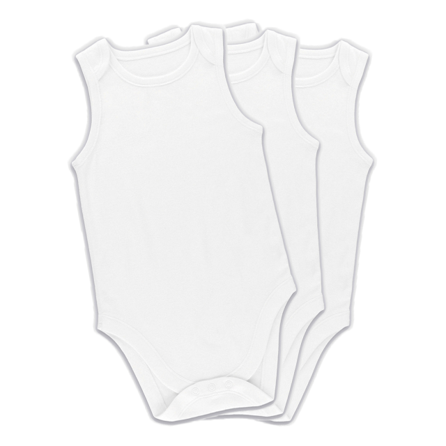 ロンパース肌着｜半袖 白無地 