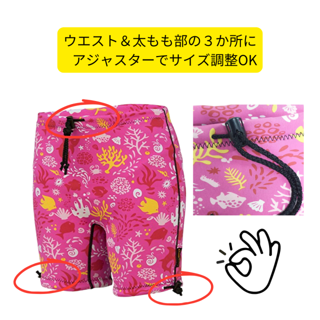 障害児、障害者、高齢者のリハビリ用スイムパンツ。プール用おむつ。