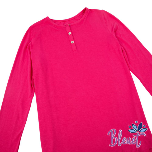 celeste セレステ　ヘンリーネックT 感覚過敏】低刺激 ヘンリーネックTシャツ