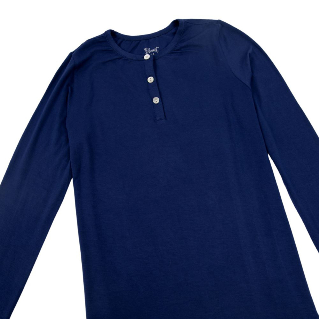 感覚過敏】低刺激 ヘンリーネックTシャツ