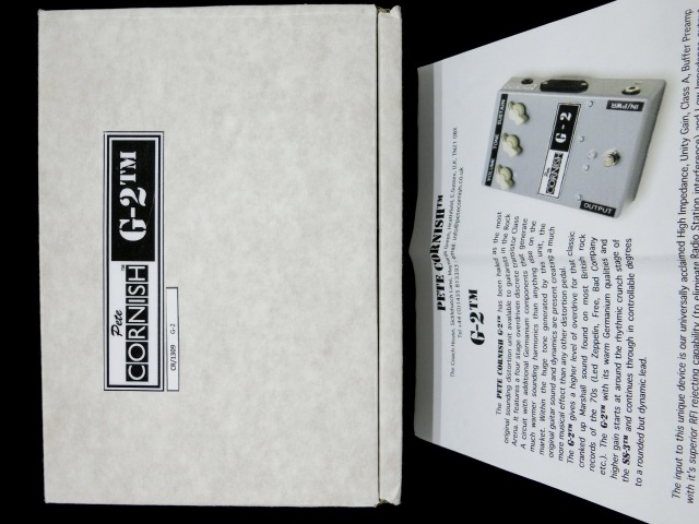 PeteCORNISH「G-2TM」(USED)（0010-910） ヒズミ屋