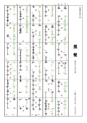 【PDF】Shakuhachi-fu　“KUROKAMI”/Keisuke Zenyoji　尺八善養寺譜　黒髪［5741-1_2］