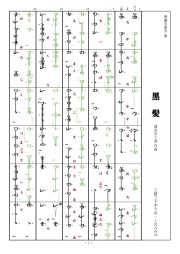 Shakuhachi-fu　“KUROKAMI”/Keisuke Zenyoji　尺八善養寺譜　黒髪［5741-1_2］