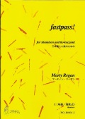 楽譜　fastpass!─三味線と小鼓のための（三味線地歌式＋五線譜）［5443-2］