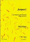 楽譜　fastpass!─三味線と小鼓のための（三味線文化式＋五線譜）［5443-3］