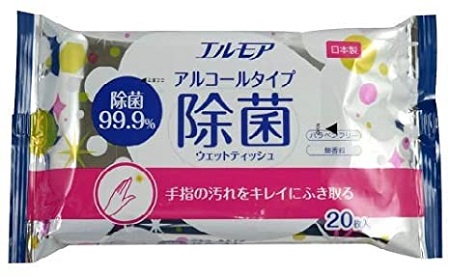 エルモアアルコール除菌シートの通販です