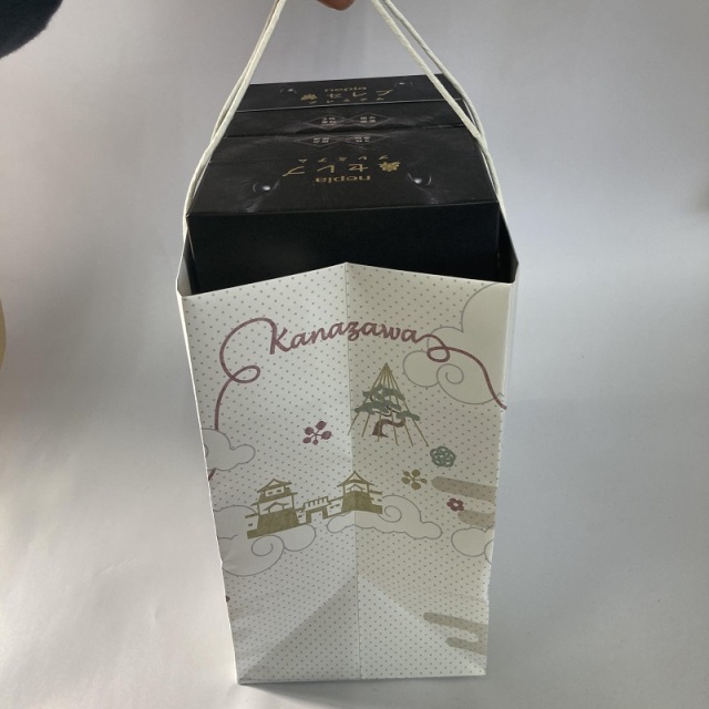 金沢紙袋の側面です