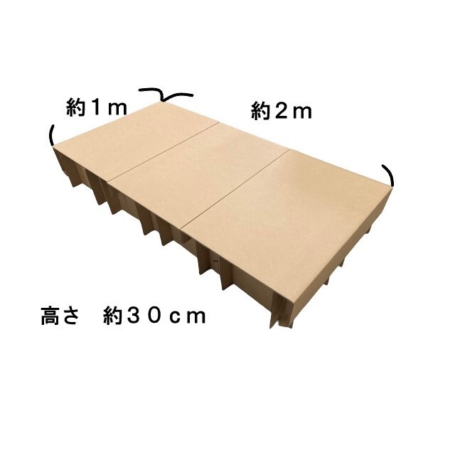 ハイパワーダンボールベッドです