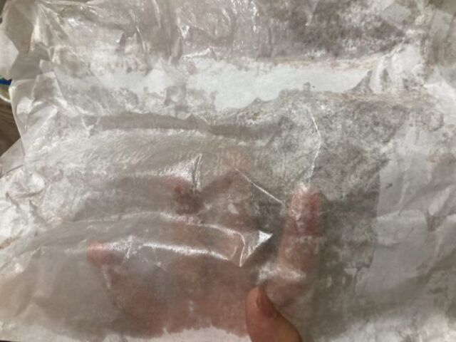 魚をドリップや血を吸収します