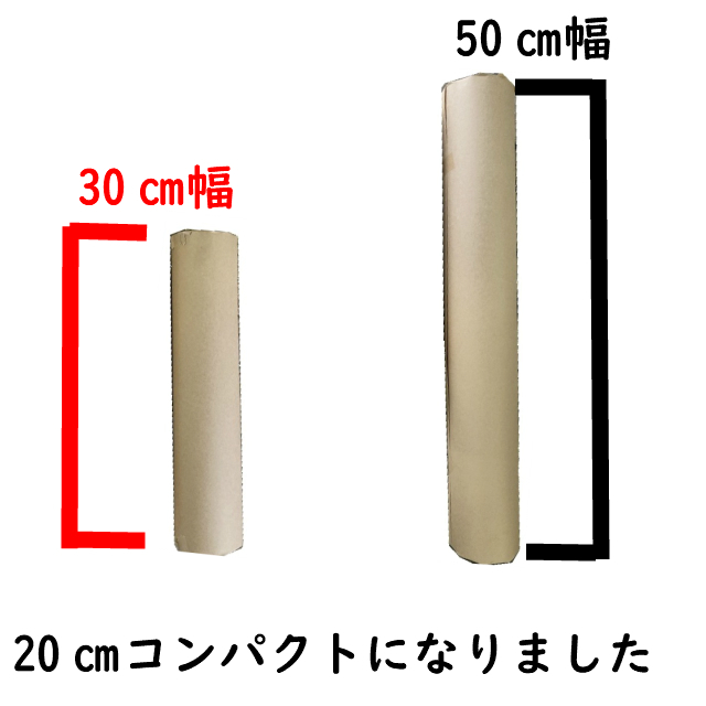 グリーンパーチミニロールは２０ｃｍコンパクトです