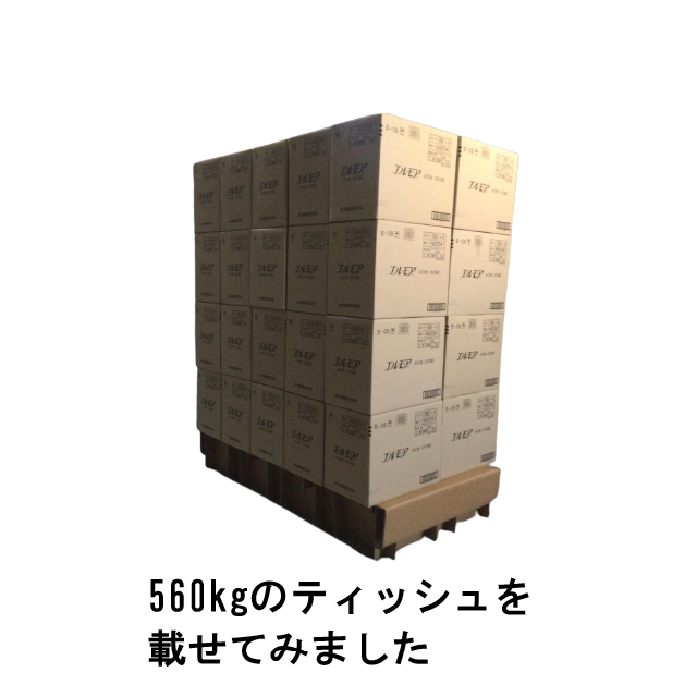 ハイパワーダンボールベッドは頑丈です