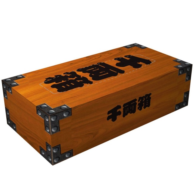 ミニ千両箱ティッシュ