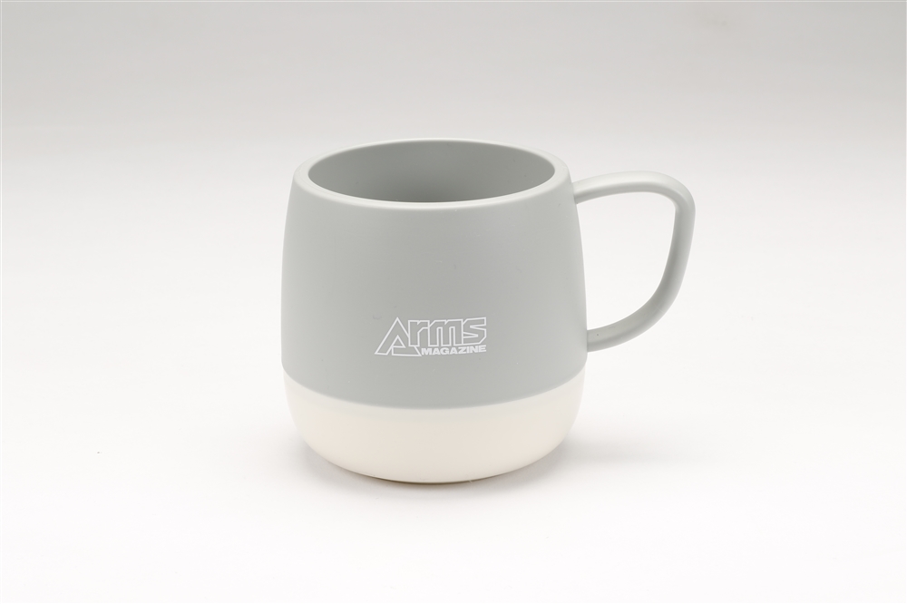 アームズマガジン アウトドアマグカップ グレー ミリタリーグッズ AM2007