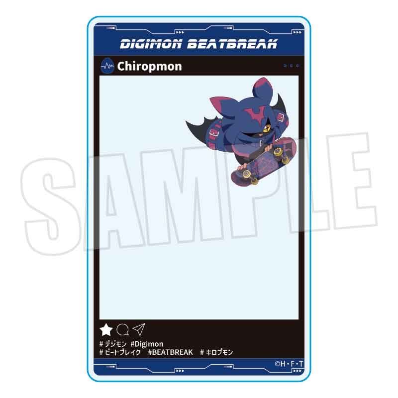 DIGIMON BEATBREAK アクリルカード キロプモン Skater ver. キャラグッズ 4522776280500【在庫品】
