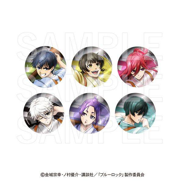 ブルーロック×肉汁餃子のダンダダン トレーディングメタリック缶バッジ 6個入BOX キャラグッズ 4582741300817 【在庫品】