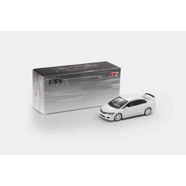 【10月予約】1/64 ホンダ シビック Type-R FD2 ホワイト 完成品ミニカー MM64-FD2-001A