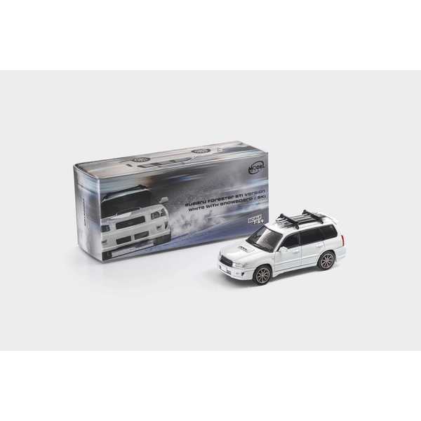 【11月予約】1/64 スバル・フォレスター STI Version ホワイト 完成品ミニカー MM64-SG9-003