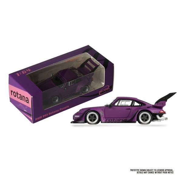 1/64 ポルシェ RWB 993 Rotana パープル 完成品ミニカー MM64-RWB993-002