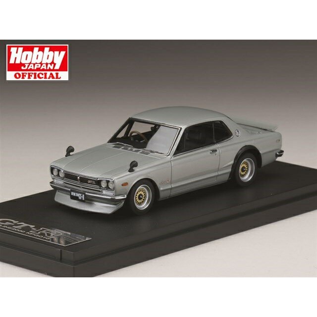 《送料無料》1/43 MARK43 (PM4335SS2) ニッサン スカイライン GT-R (KPGC10) メッシュホイール(カスタムバージョン） シルバーメタリック