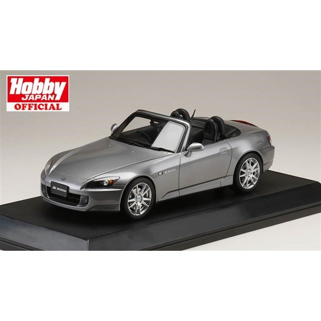 《送料無料》HobbyJAPAN 1/18 ホンダ S2000 (AP1-200)  ムーンロックメタリック 完成品ミニカー HJ1810GM