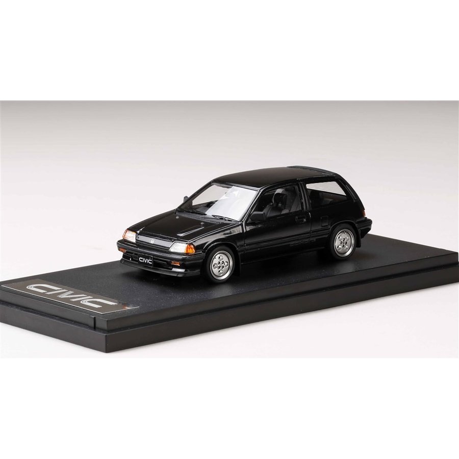 MARK43 1/43 ホンダ シビック Si AT 1984 ワンダーシビック ブラックメタリック カスタムカラー 完成品ミニカー PM4399BK