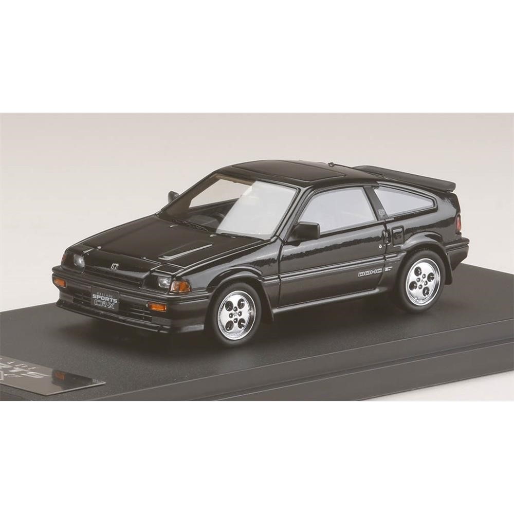 MARK43 1/43 ホンダ バラード スポーツ CR-X Si AS ブラック 完成品ミニカー PM4384BK【倉庫取寄せ】