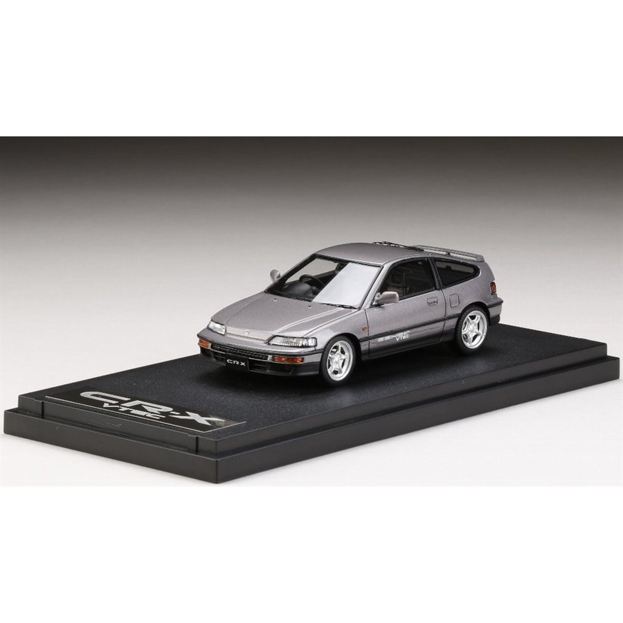 MARK43 1/43 ホンダ CR-X SiR (EF8) 1989 無限 RNRホイール装着車 グレーメタリック 完成品ミニカー PM4392SGM
