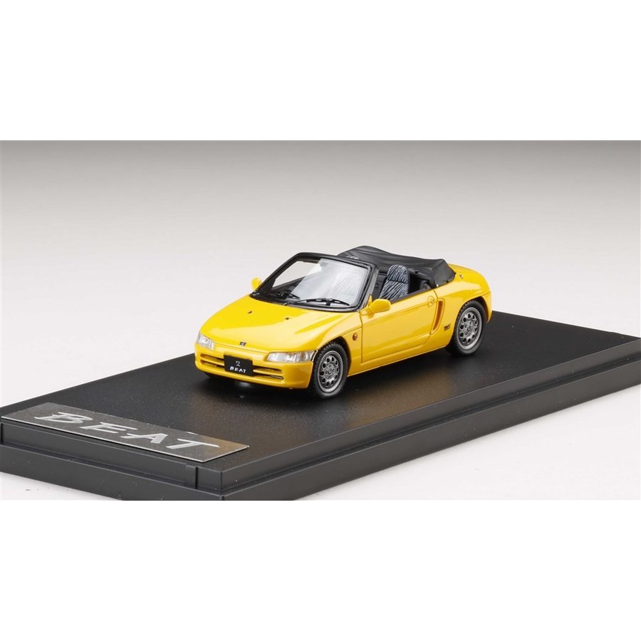 MARK43 1/43 ホンダ ビート (PP1) トノカバー付き カーニバルイエロー 完成品ミニカー PM4389TY