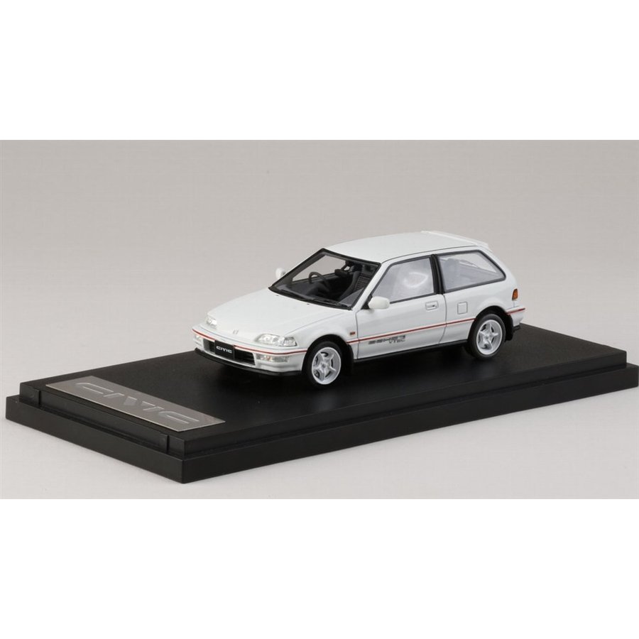 MARK43 1/43 ホンダシビック (EF9) SiR II 無限 RNR 装着車 ホワイト 完成品ミニカー PM4396MW