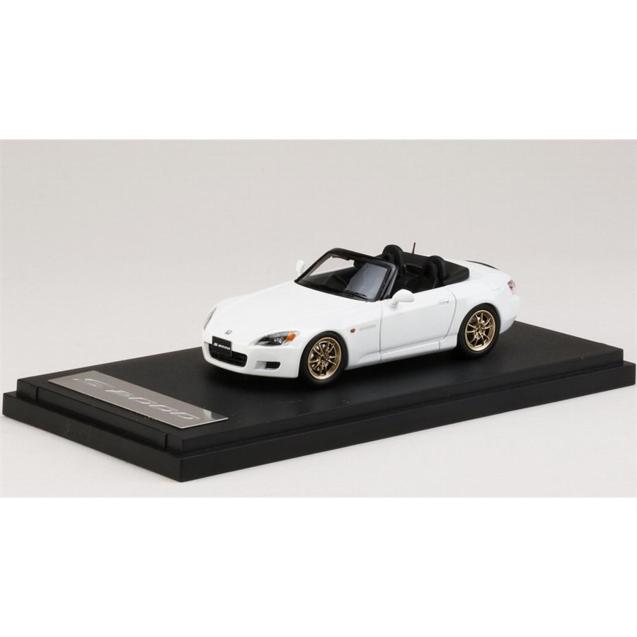 MARK43 1/43 ホンダS2000 (AP1) 1999 無限 MF10 L 装着車 グランプリホワイト 完成品ミニカー PM4397MW