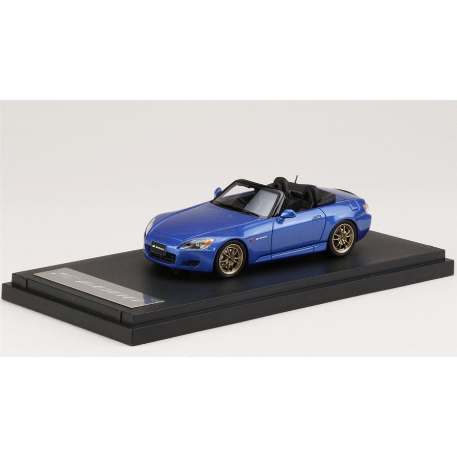 MARK43 1/43 ホンダS2000 (AP1) 1999 無限 MF10 L 装着車 モンテカルロブルーパール 完成品ミニカー PM4397MBL