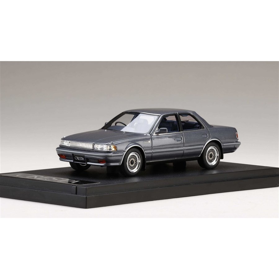MARK43 1/43 トヨタ クレスタ 3.0 スーパー ルーセント G (カスタムバージョン） ブルーイッシュグレーメタリック 完成品ミニカー PM4393SGGM