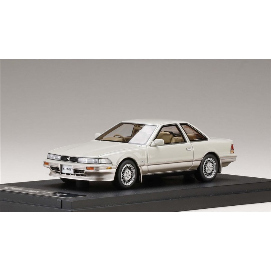 MARK43 1/43 トヨタ ソアラ 3.0GT-LIMITED エアーサスペンション (MZ21) 1987 クリスタルホワイトトーニング 完成品ミニカー PM43107AAT