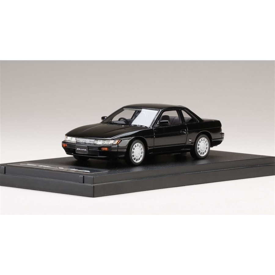 MARK43 1/43 ニッサンシルビアQ's (S13) スーパーブラック 完成品ミニカー PM4369BBK