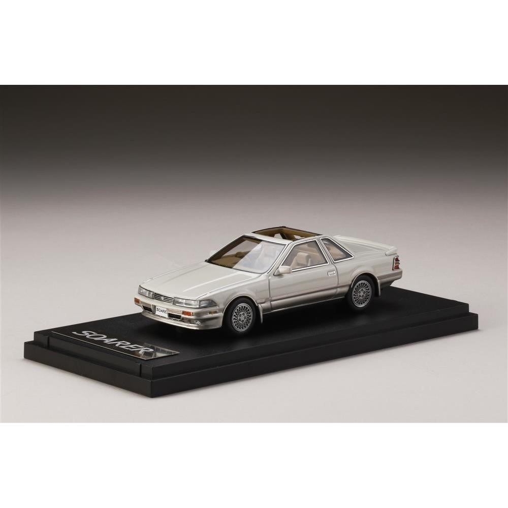 MARK43 1/43 トヨタ ソアラ 3.0GT エアロキャビン クリスタルホワイトトーニングII 完成品ミニカー PM43100WS【倉庫取寄せ】