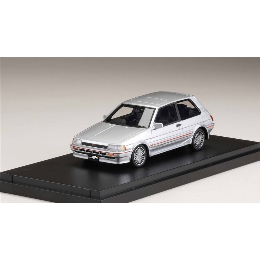 MARK43 1/43 トヨタ カローラ FX-GT AE82 純正オプションホイール装着車 シルバーメタリック 完成品ミニカー PM43108S