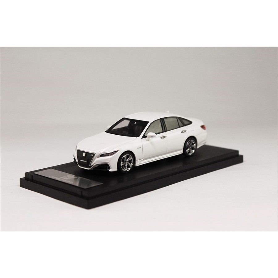 MARK43 1/43 トヨタ クラウン RS アドバンス ハイブリッド 2018 ホワイトパールクリスタルシャイン 完成品ミニカー PM43117AHW