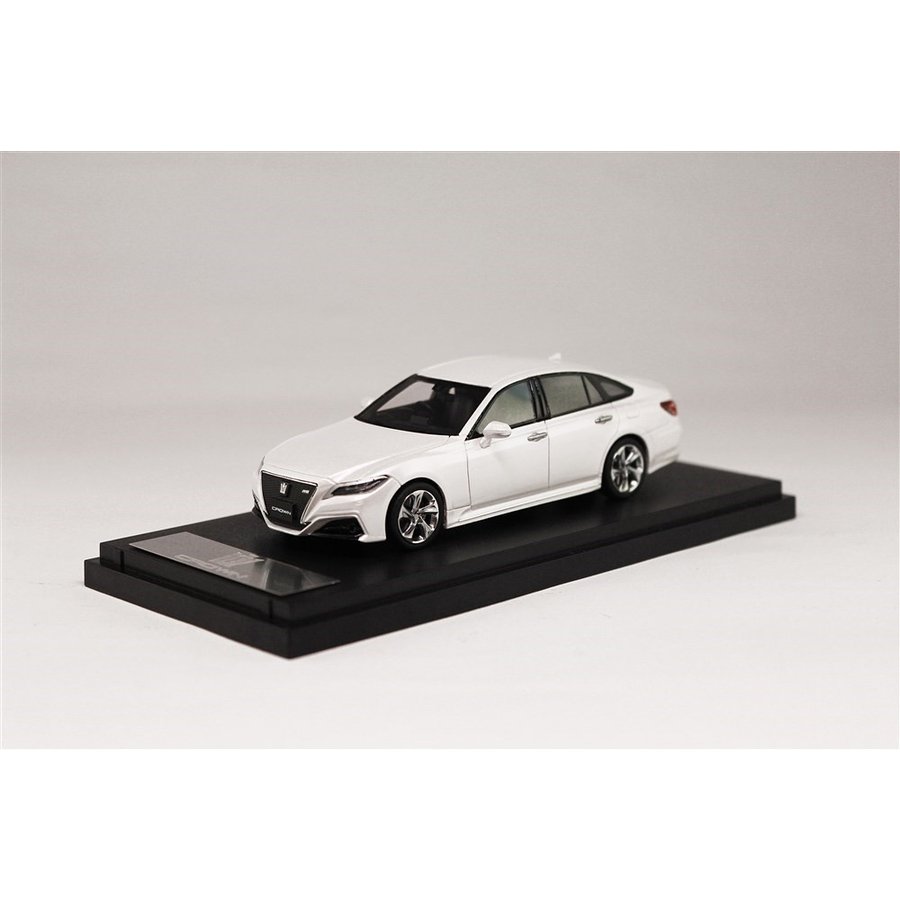 MARK43 1/43 トヨタ クラウン RS アドバンス 2018 ホワイトパールクリスタルシャイン 完成品ミニカー PM43117AGW