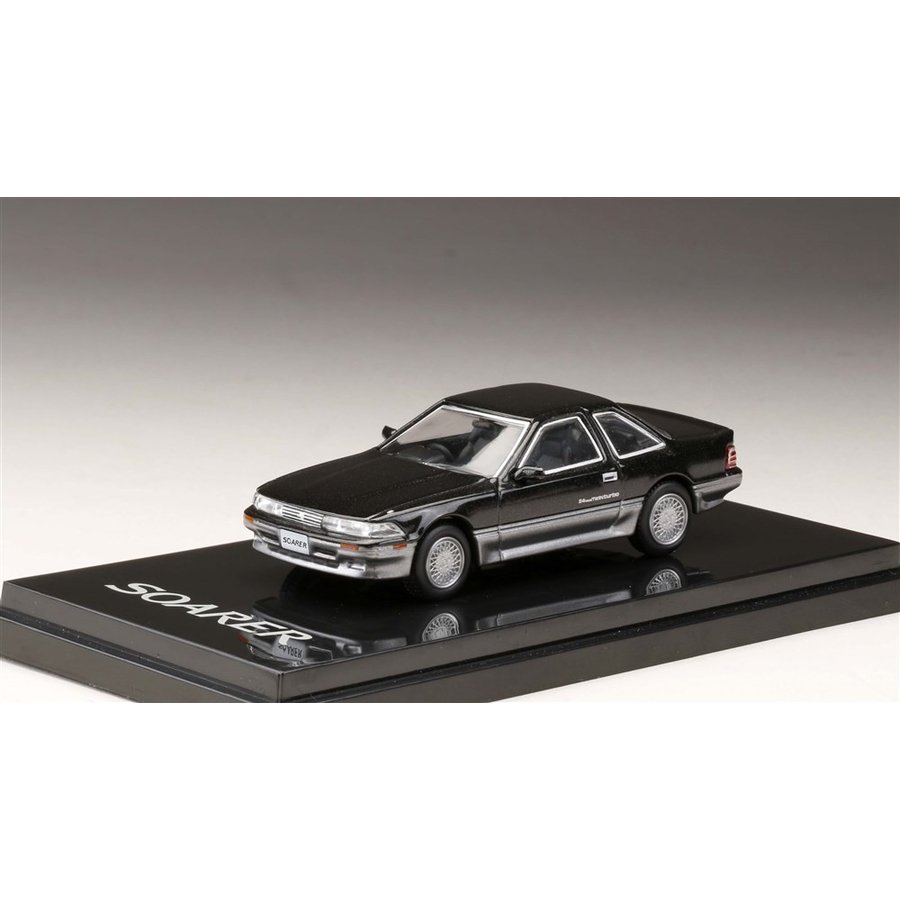 ホビージャパン 1/64 トヨタ ソアラ 2.0GT-ツインターボ L 1988 ダンディブラックトーニング 完成品ミニカー HJ641001BDB